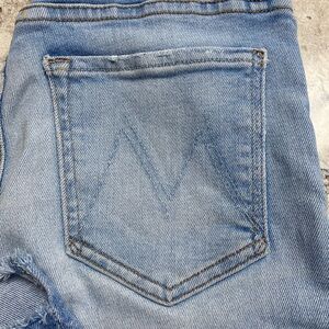 MOTHER High Rise Jeans in Light Blue